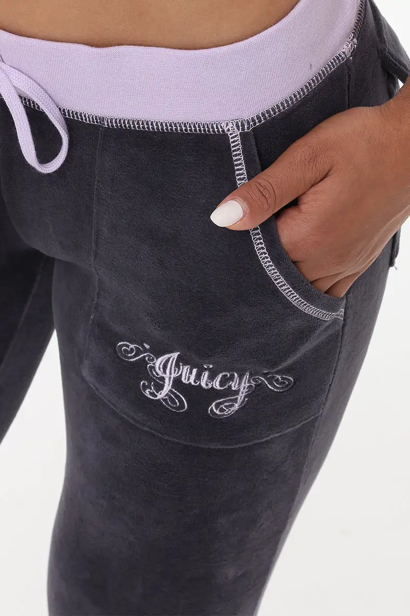 Sweetheart Cotton Velour Track Pants