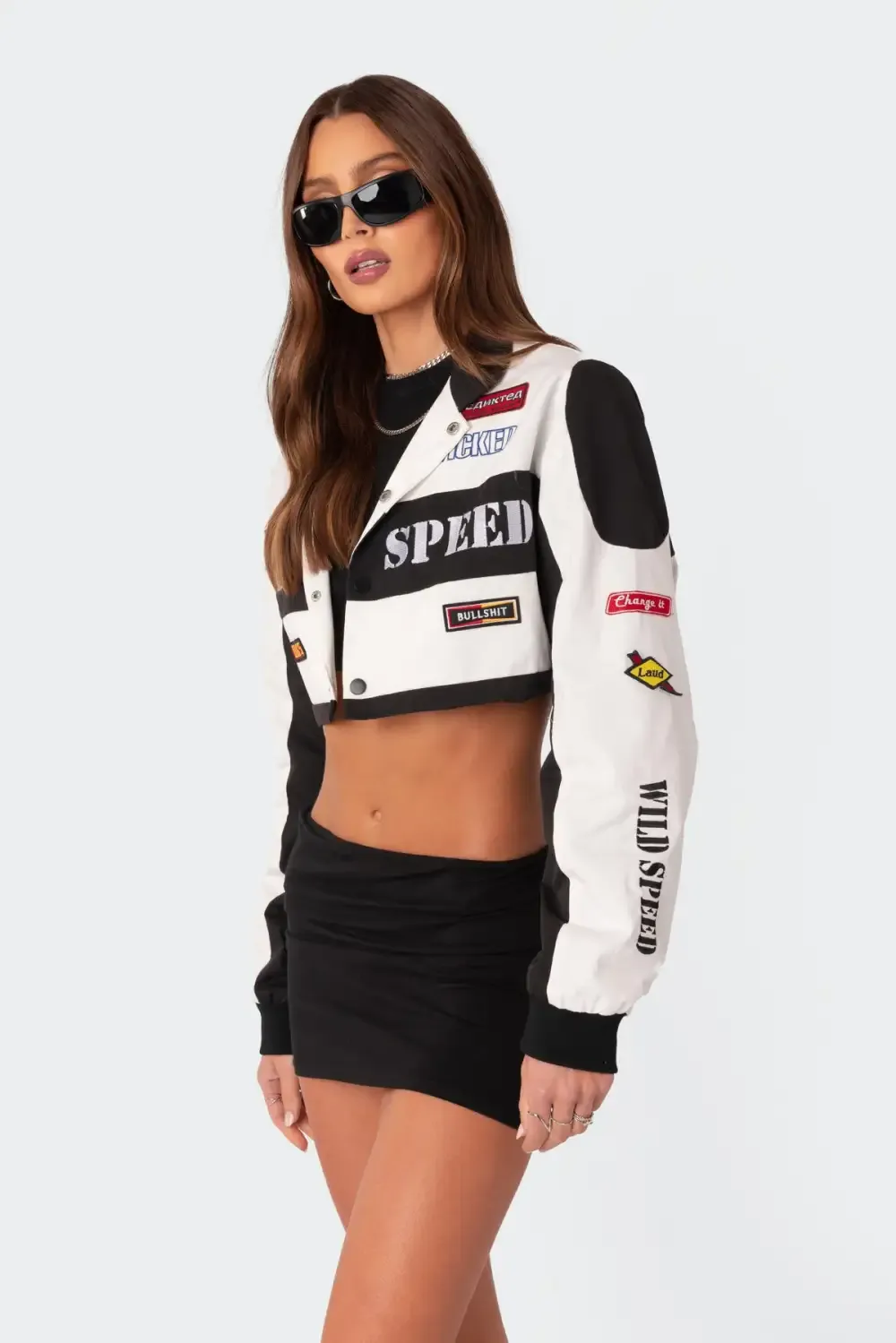 Lenni Patch Cropped Jacket