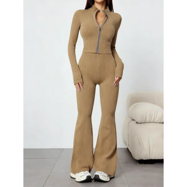 Women's Knitted Two-Piece Set