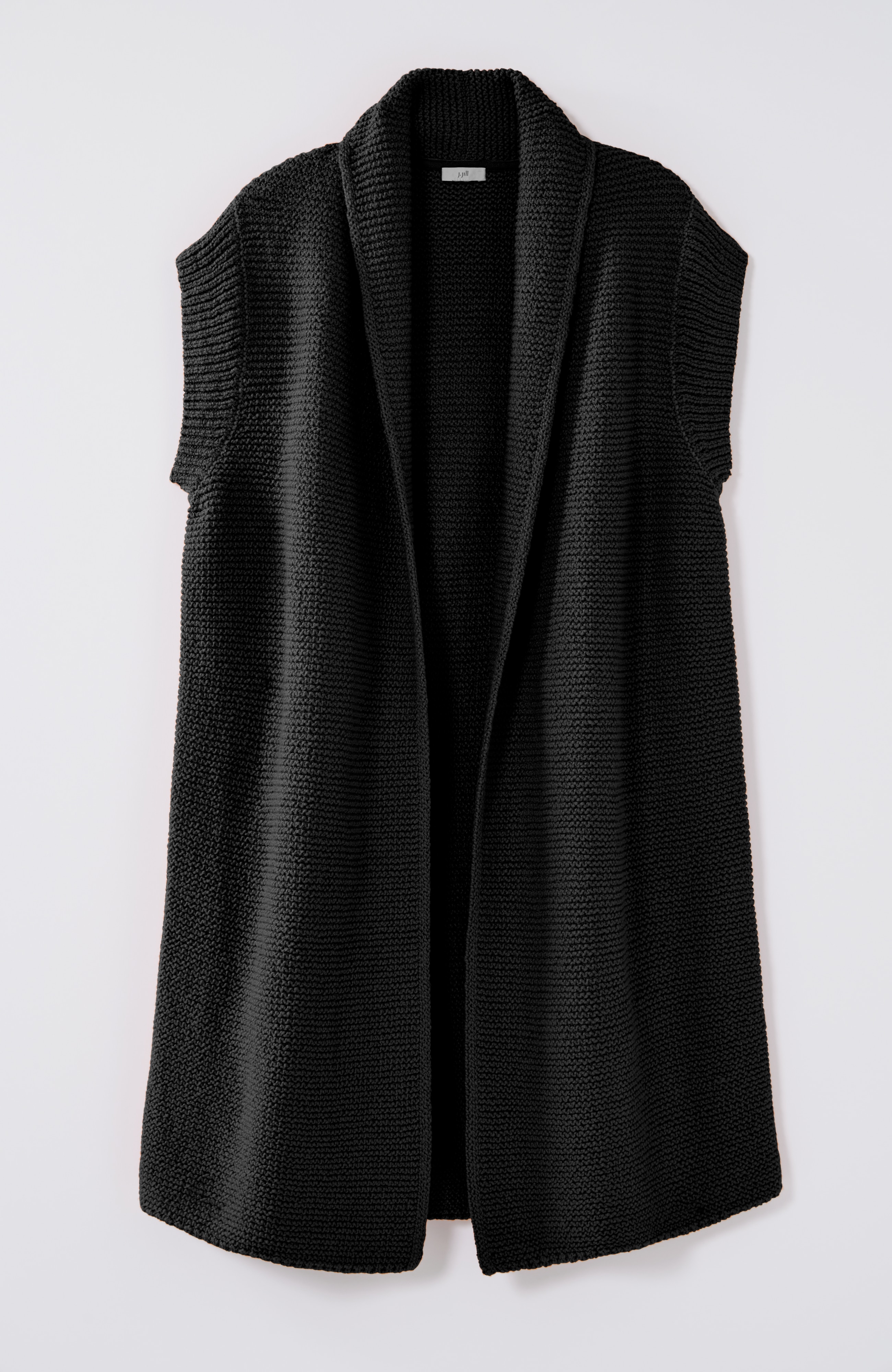 Textured Long Gilet Vest