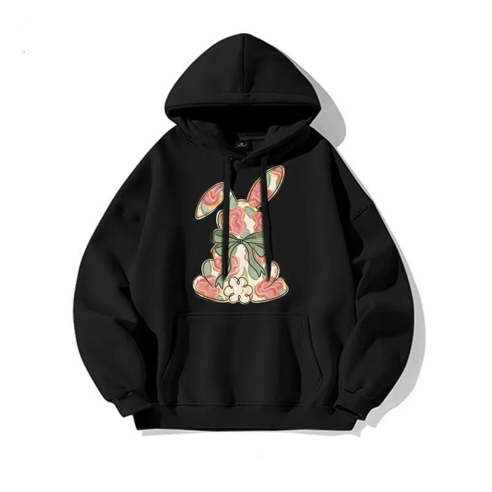 Floral Easter Bunny Hoodie