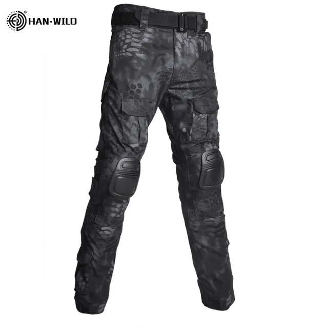 Tactical Camouflage Military Uniform Clothes Suit Men US Army clothes Military Combat Shirt + Cargo Pants Knee Size 8xl