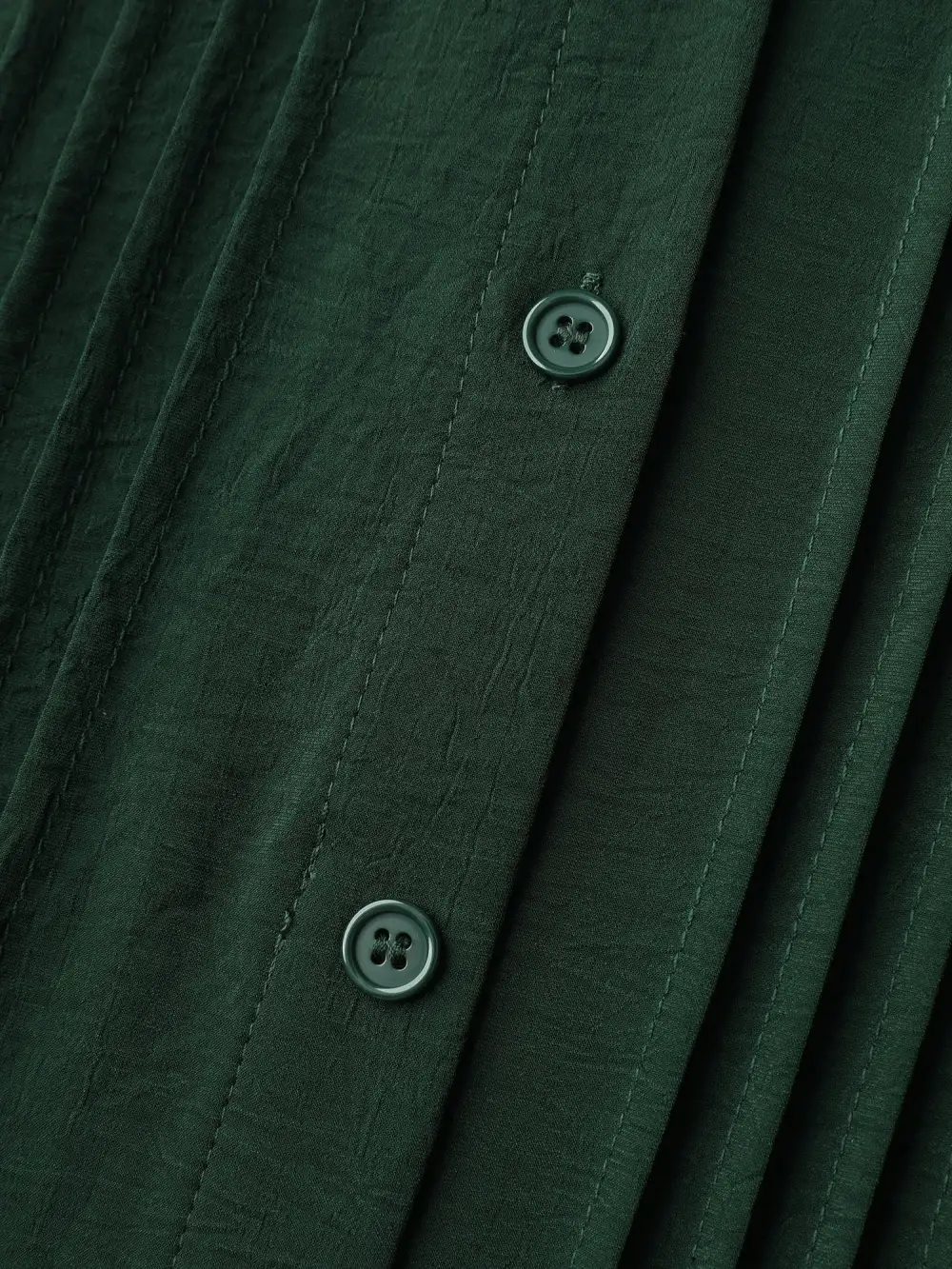 Toothpick Pleat Flowy Solid Blouse