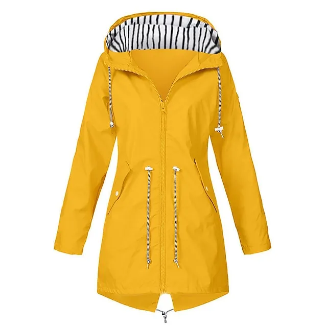 Women's Raincoats Windbreaker Rain Jacket