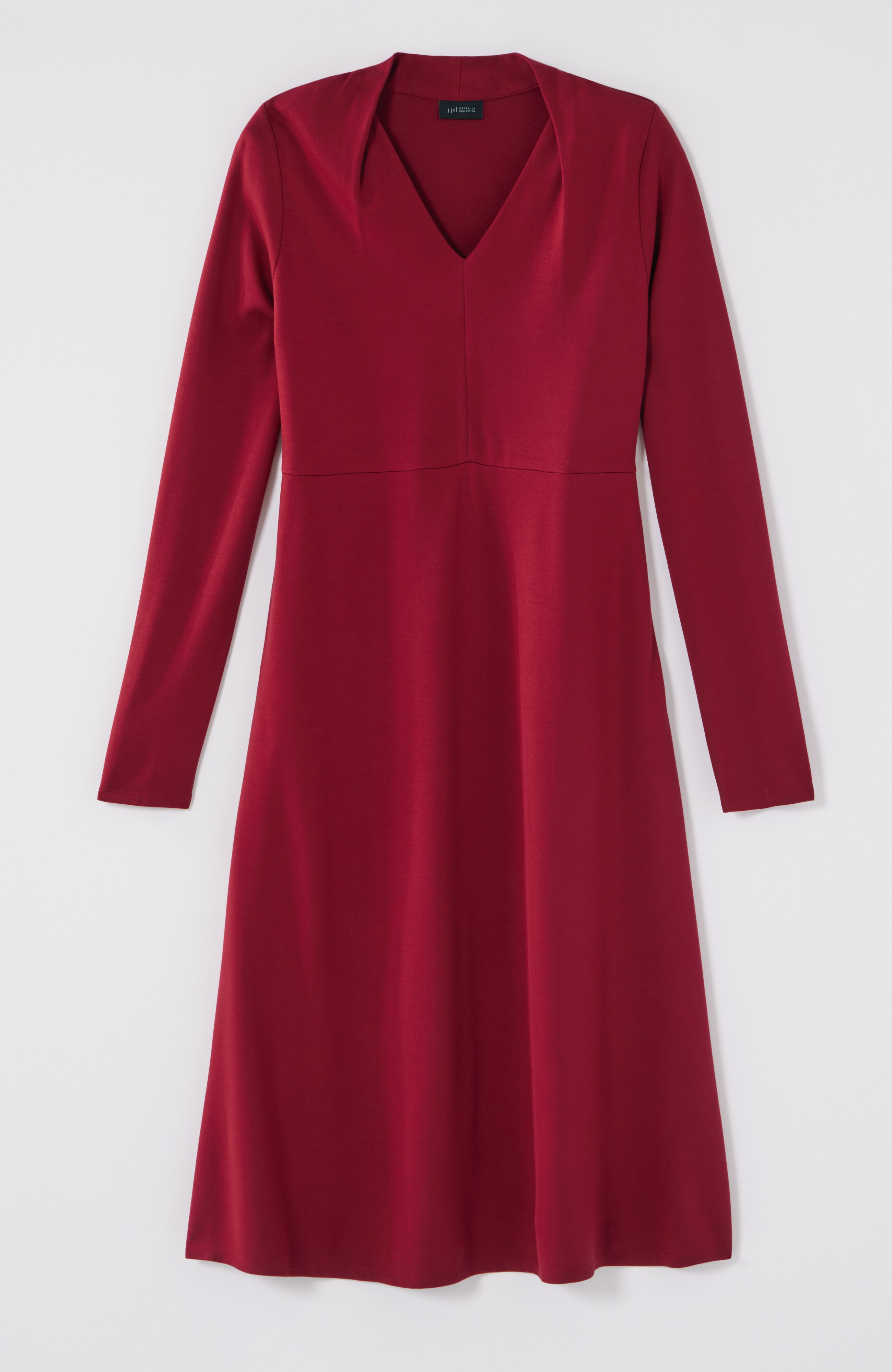 Wearever Double-Face Jersey Fit-And-Flare Dress
