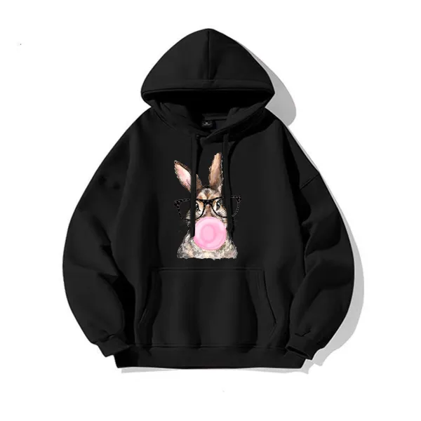 Bubble Gum Easter Bunny Hoodie