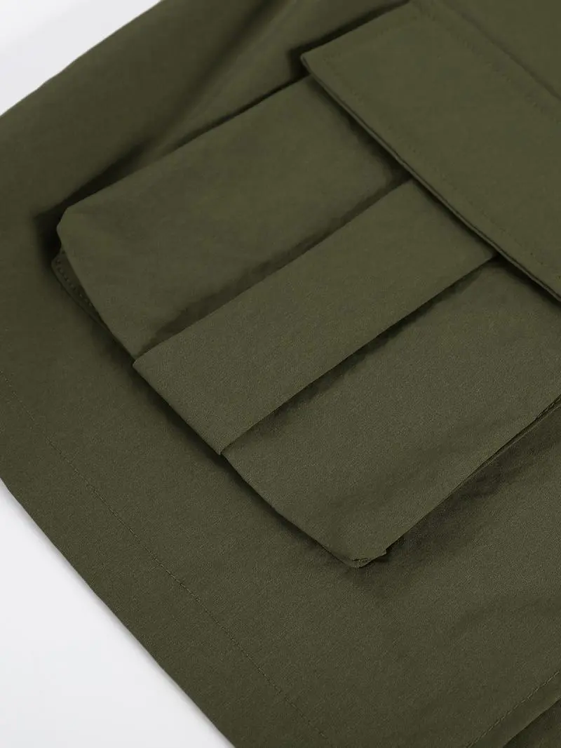 Men’s Button-Front Jacket & Pants Set – Casual 2-Piece Outfit