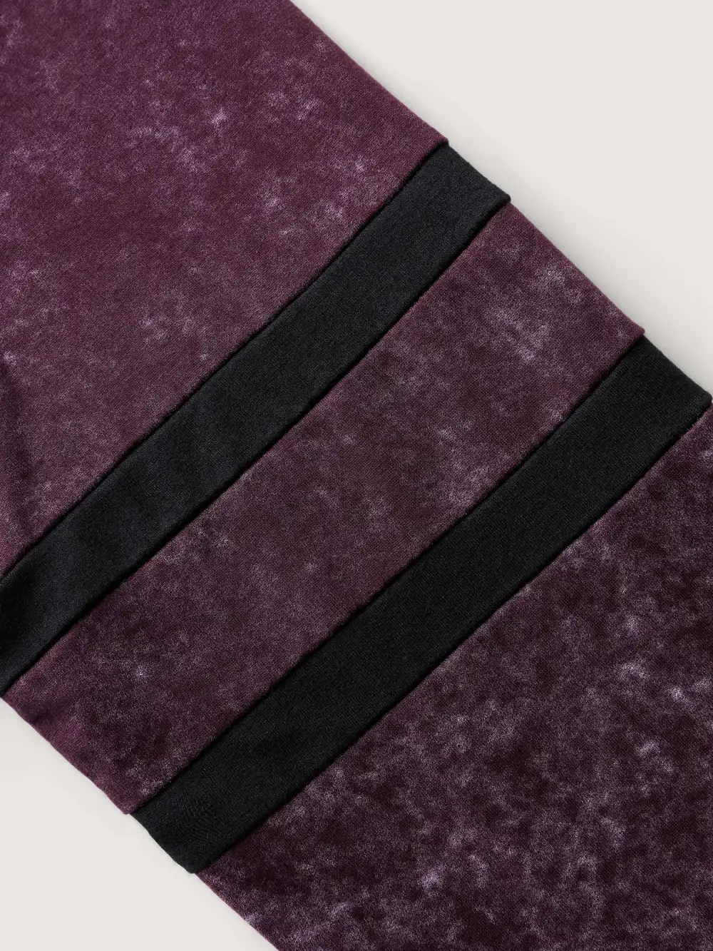 Stripe Sleeve Zipper-Front Pockets Jacket