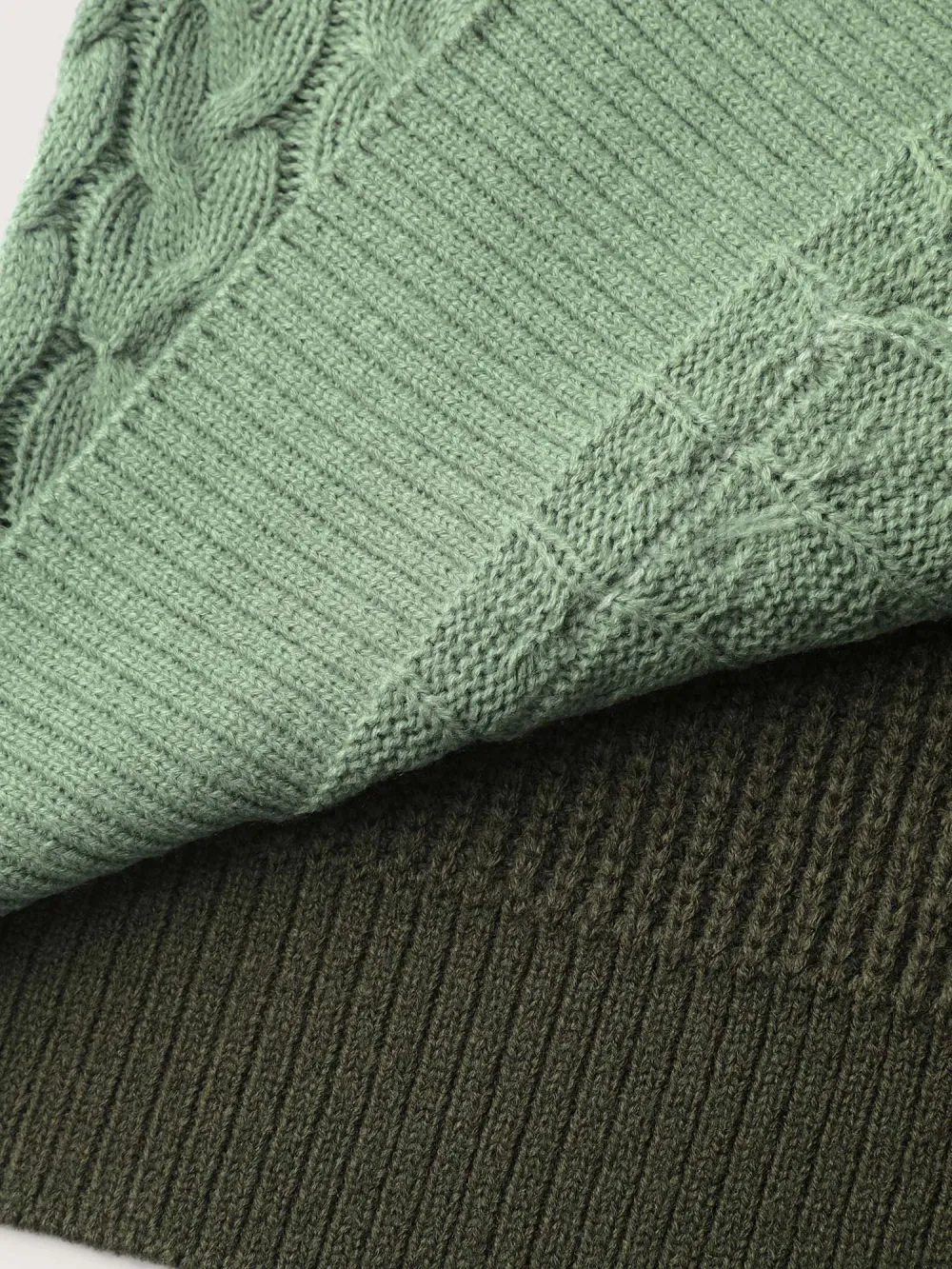 Texture Colorblock Contrast Knit Cardigan