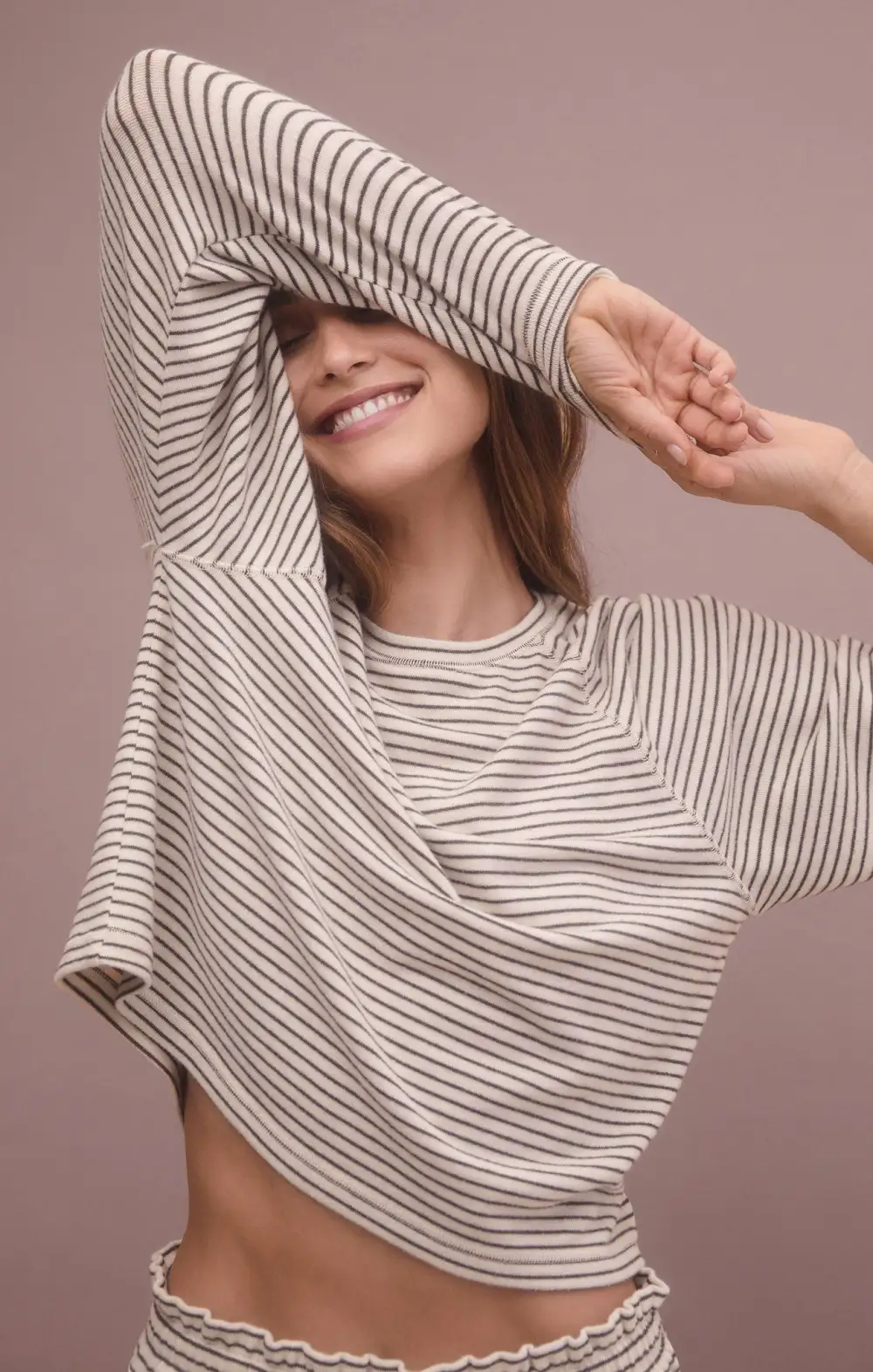 Downtime Stripe Short