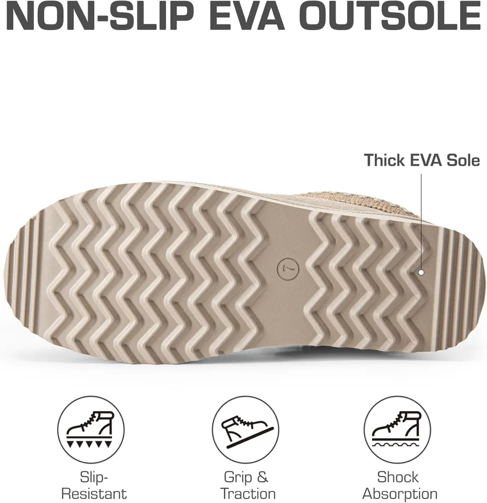 Women's Platform Slip-on Slippers