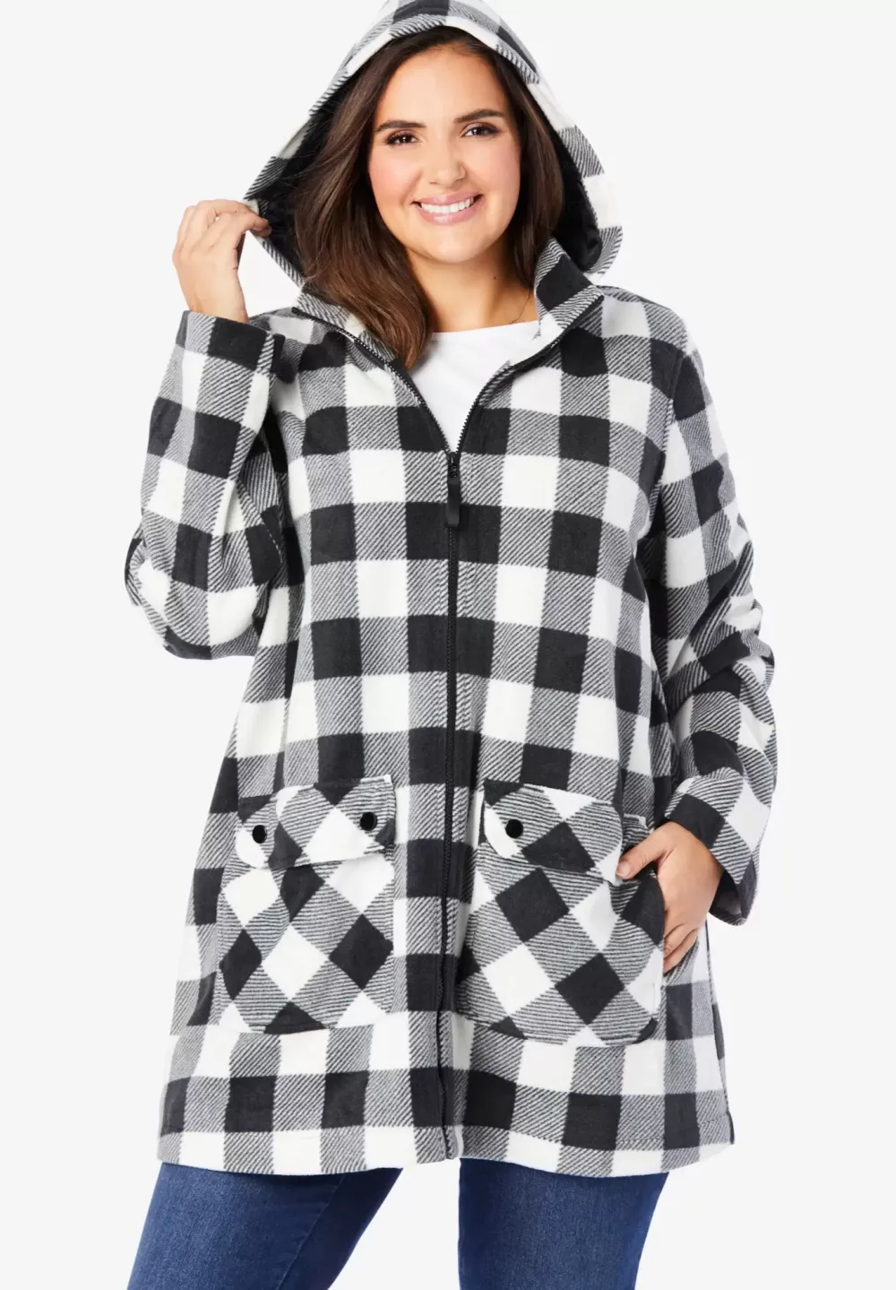 Hooded Fleece Coat