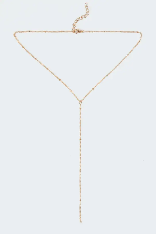 Cascading Drop Chain Necklace