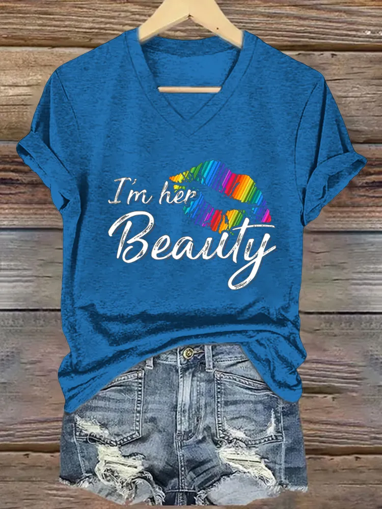 Women'S T-Shirt Im Her Beauty LGBT T Shirt