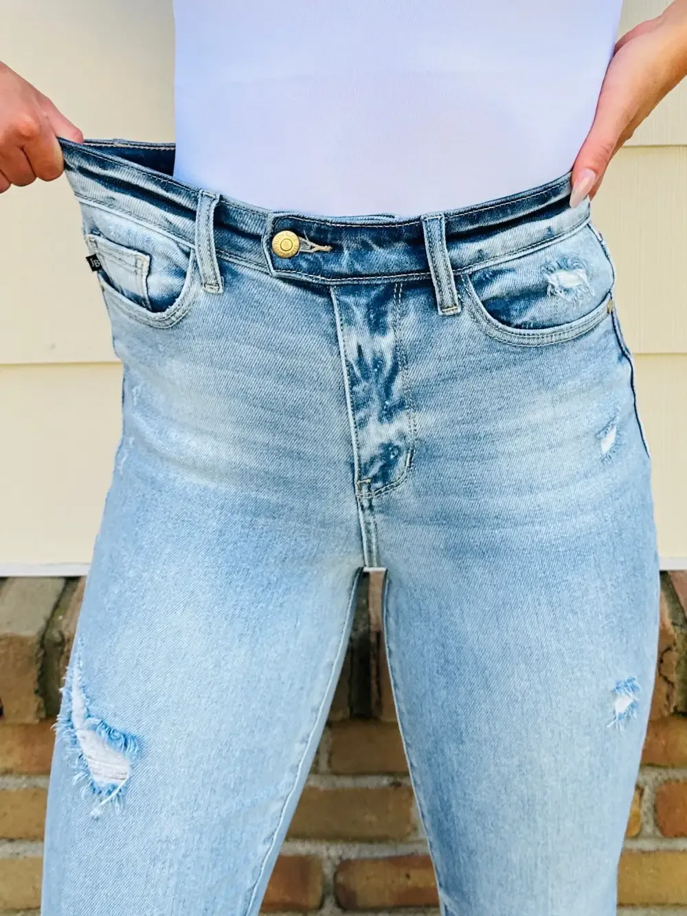 Judy Blue Look Good, Feel Better Flare Jeans