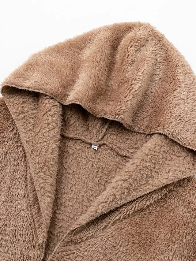 Women's Fleece Jacket Sherpa Jacket Teddy Coat Outdoor Street Daily Fall Winter Coat