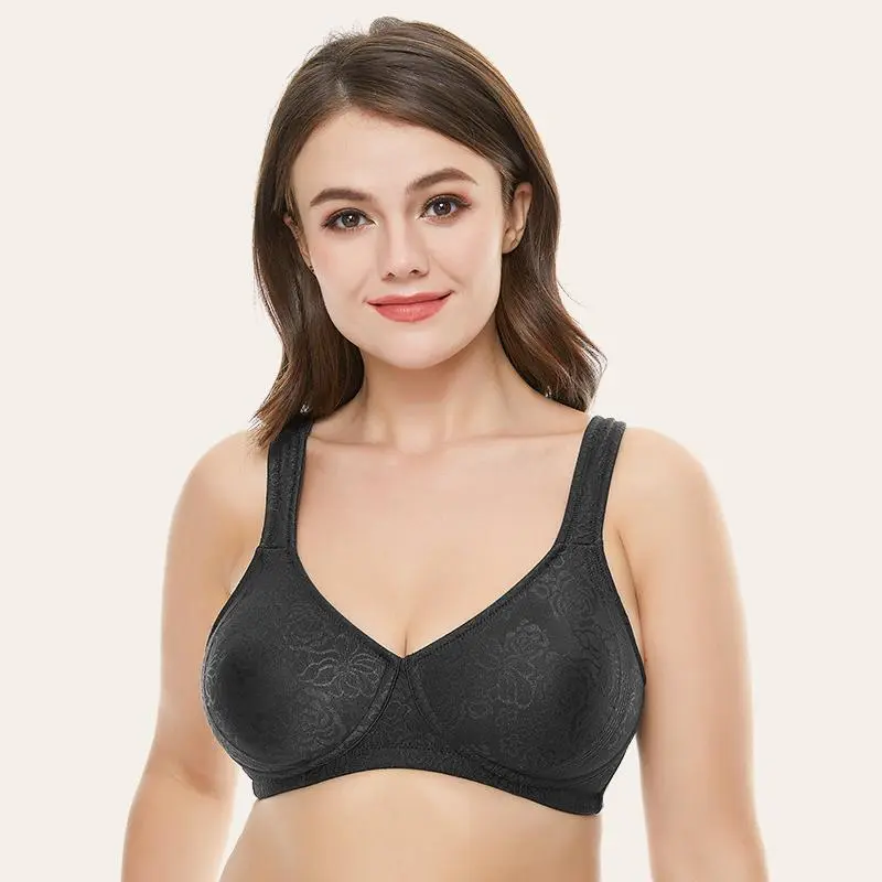 Full Coverage Minimizer Wire-free Seamless Bra