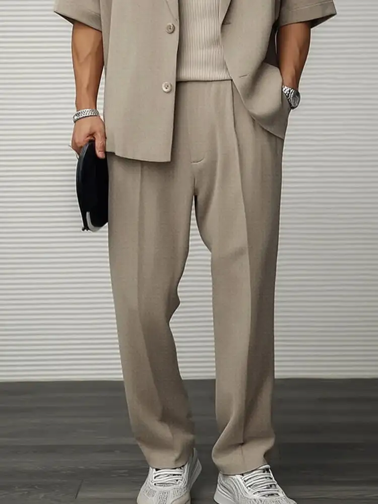 Modern Casual Thin Blazer Pants Set