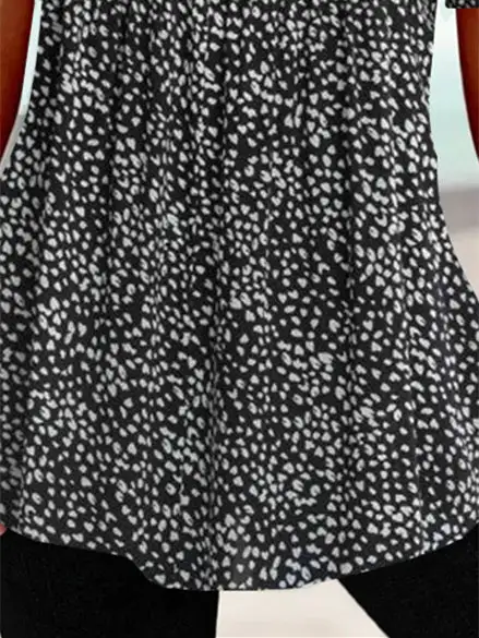 Women's Half Sleeve V-neck Floral Printed Tops