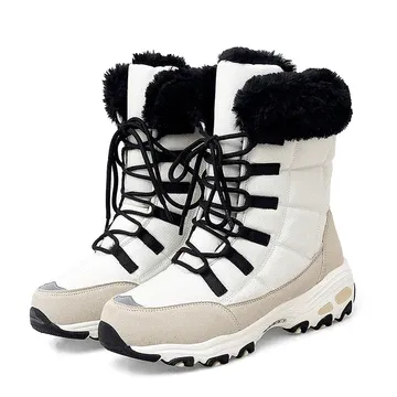 EVERYDAY FAUX FUR TRIM WATERPROOF WOMEN'S BOOTIE