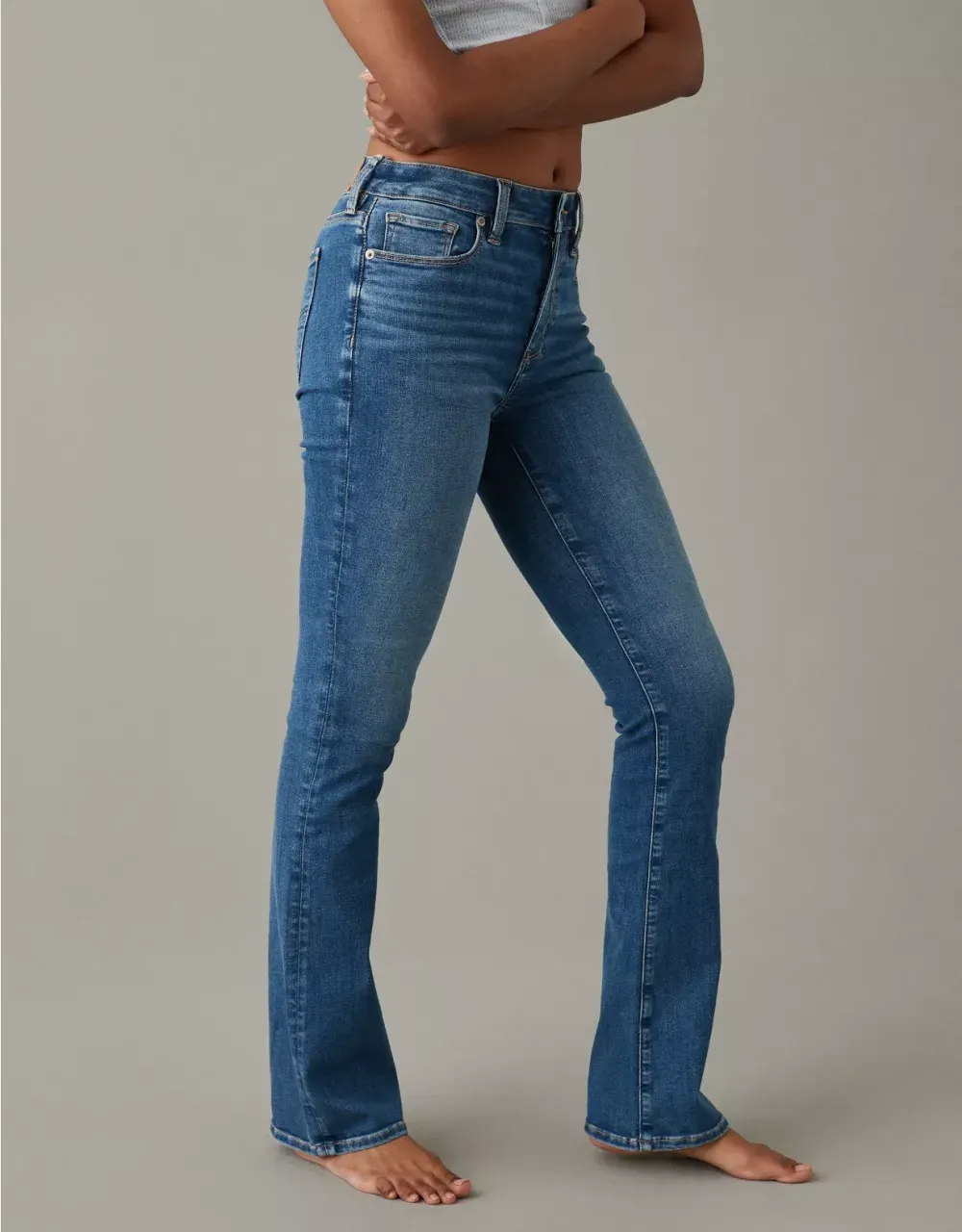 Mom Jeans Next Level High-Waisted Skinny Kick Jean