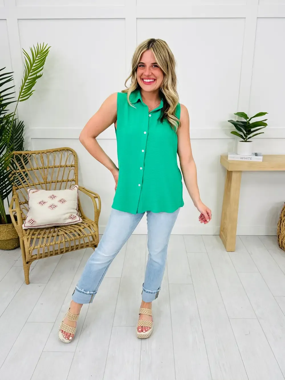 Step Into Summer Tank Top- Multiple Colors!