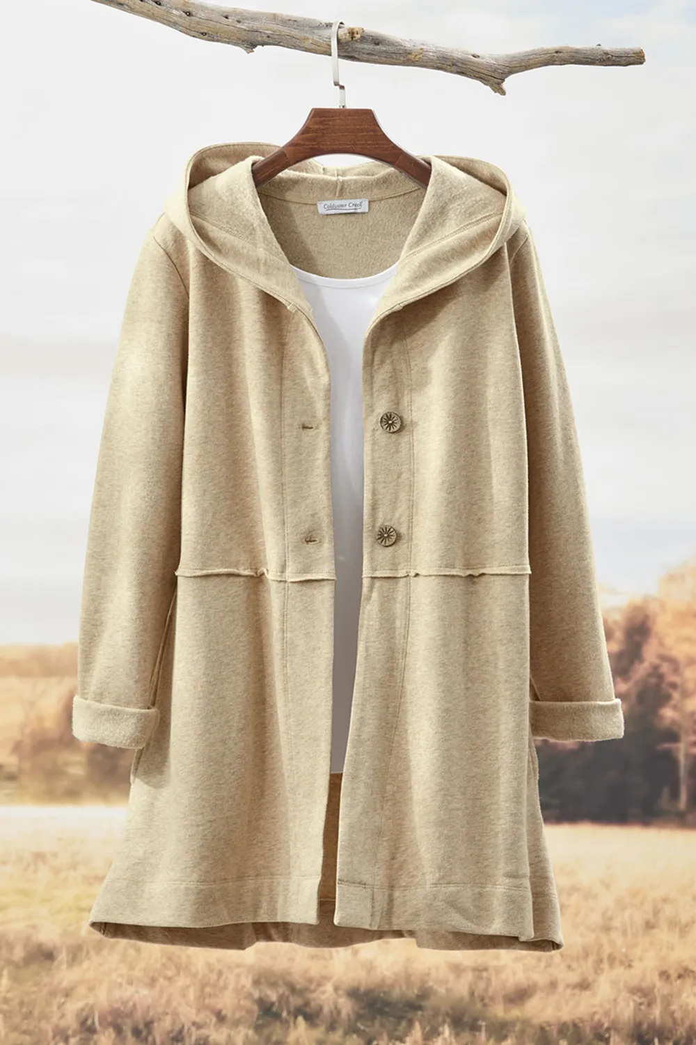 Fleece Swing Cardigan