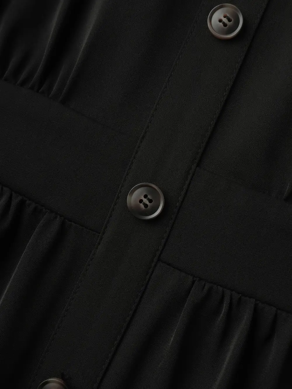 2-in-1 Button Vest Striped Blouse