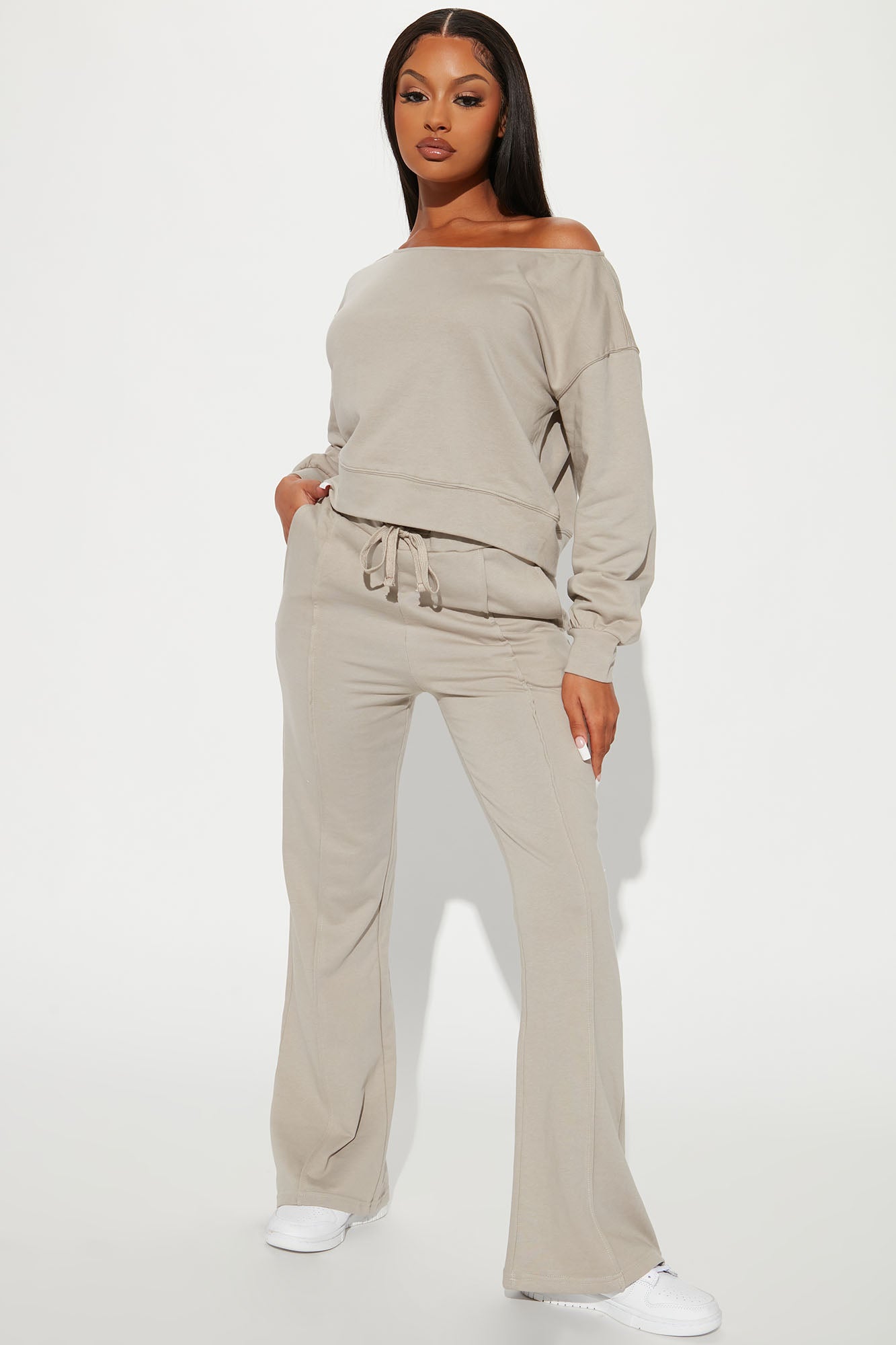 Easy Going Pant Set - Grey