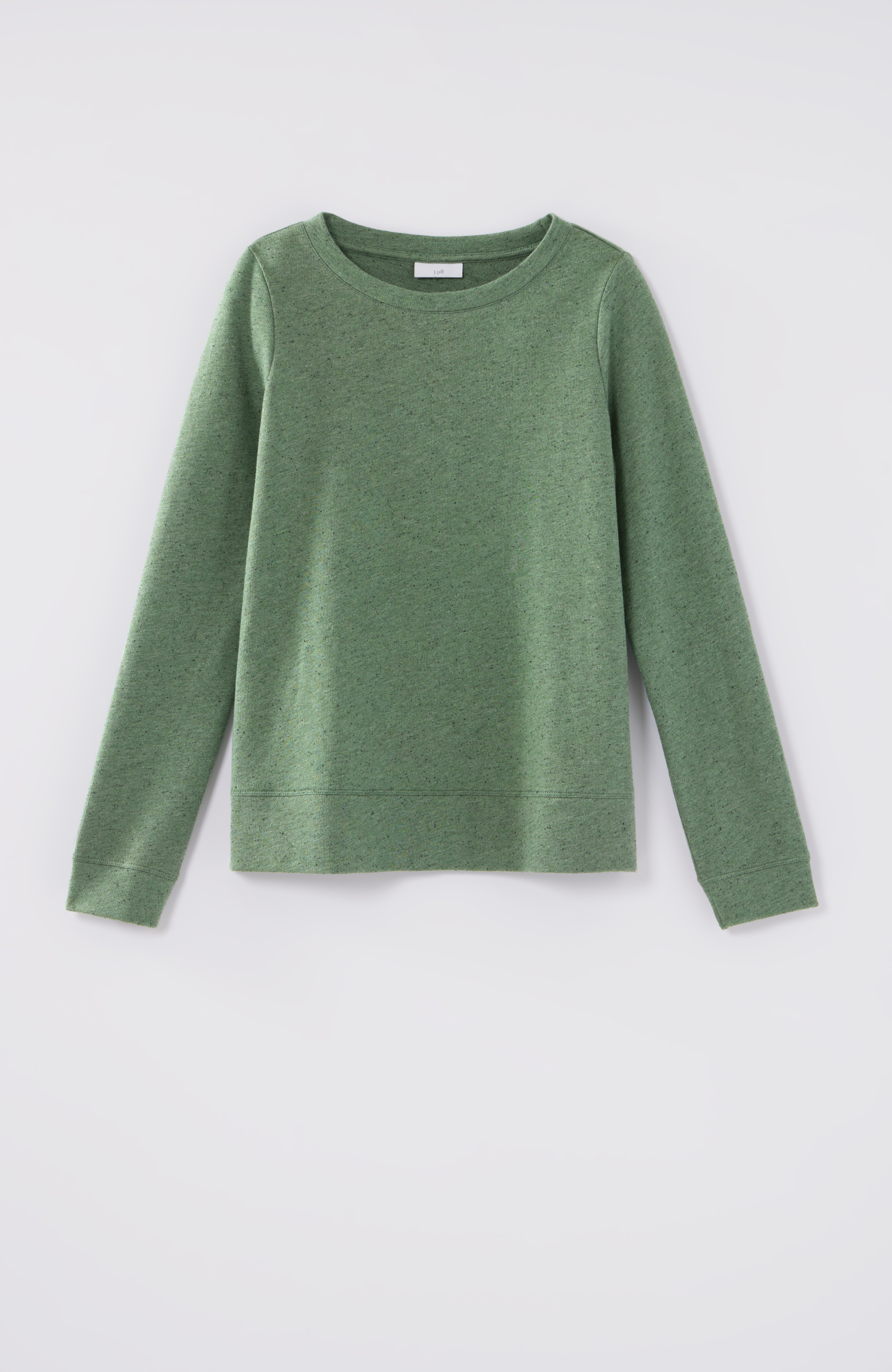 Fit French Terry Slit-Hem Sweatshirt