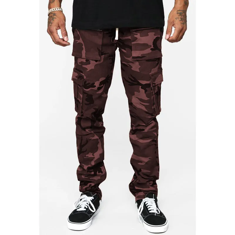Men's Camo Print Cargo Pants