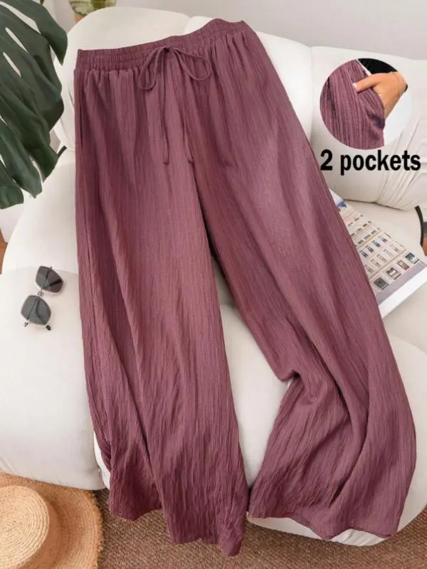 Women's Casual Wide Leg Pants – Comfy, Loose Fit Trousers for All Seasons