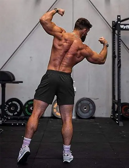 Men's Pack Mesh Gym Shorts – Quick Dry Athletic Workout Shorts with Pockets for Training & Fitness