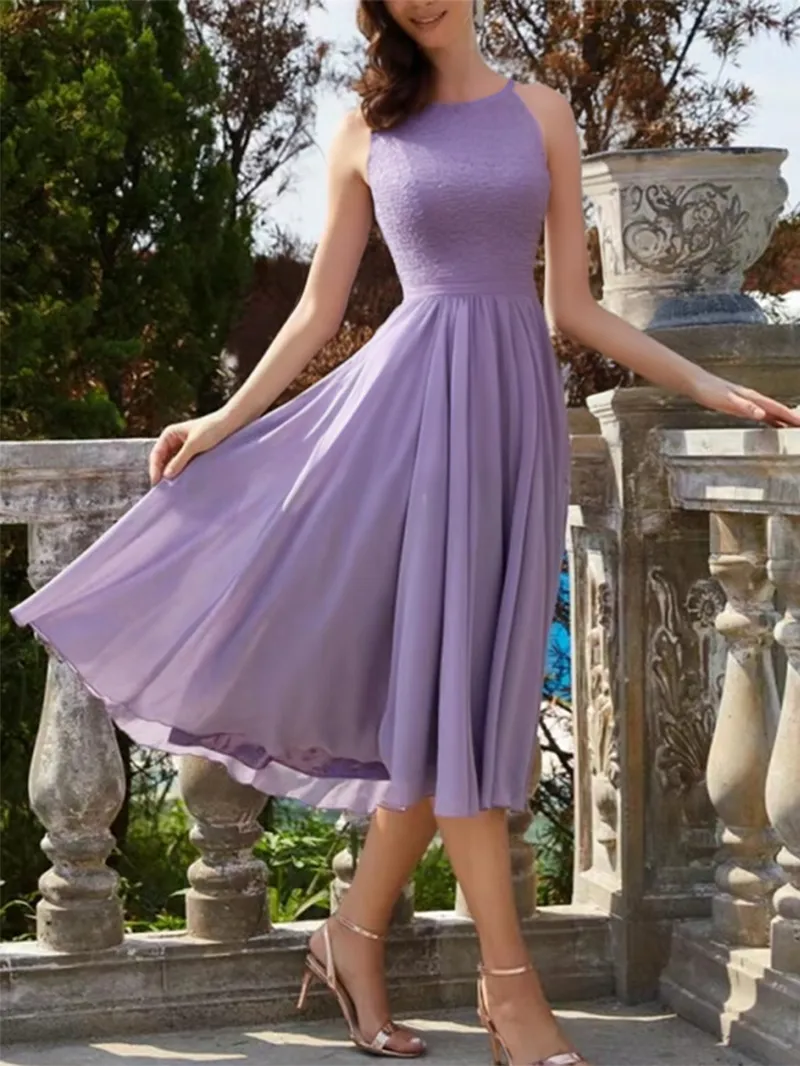 women's halterneck dress