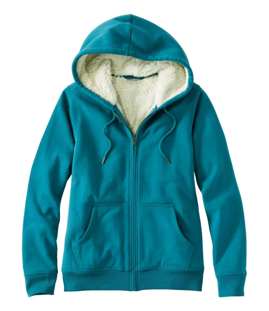 Women's Sweatshirt, Sherpa-Lined Hoodie