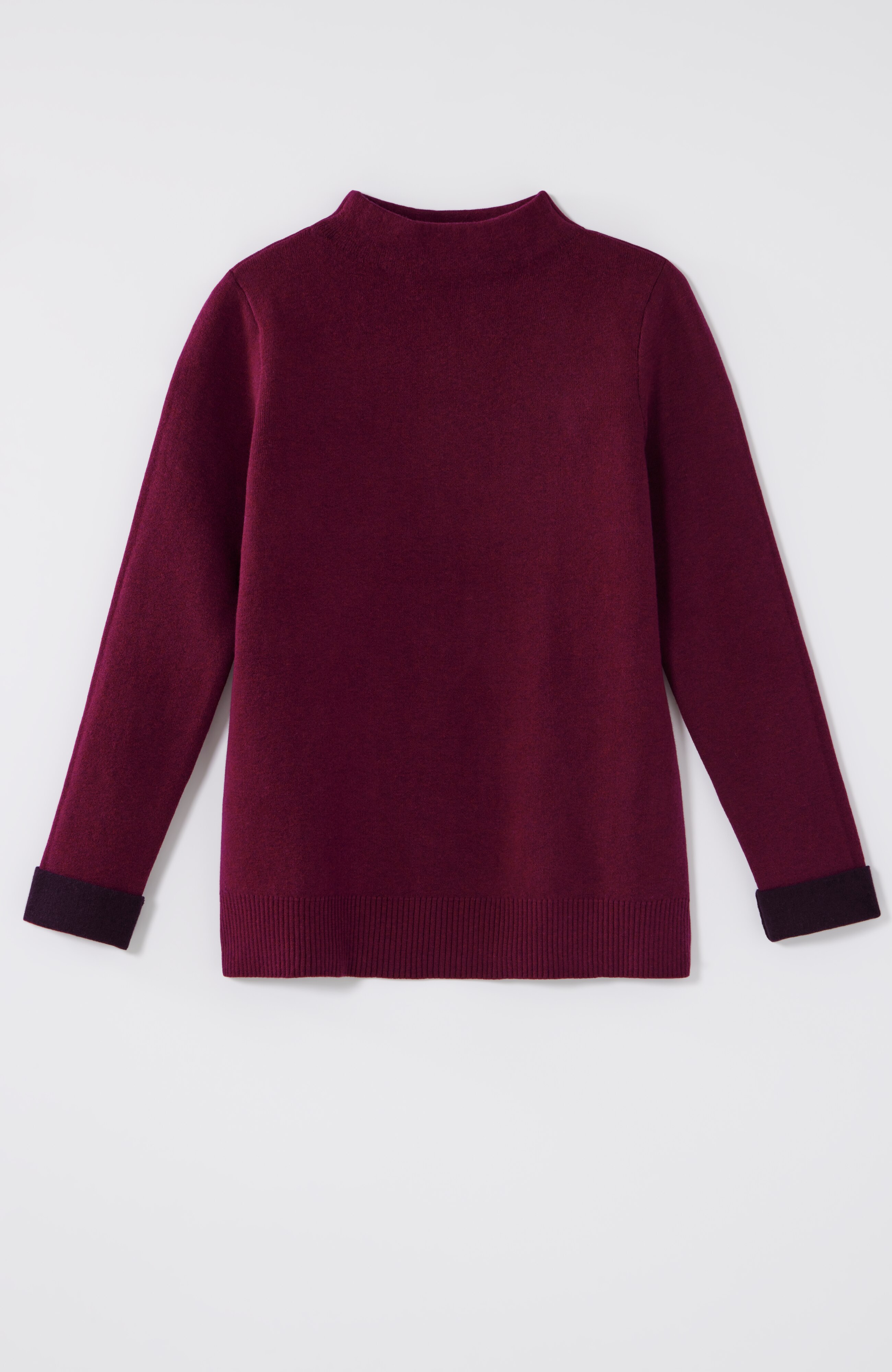 Majestic Funnel-Neck Sweater