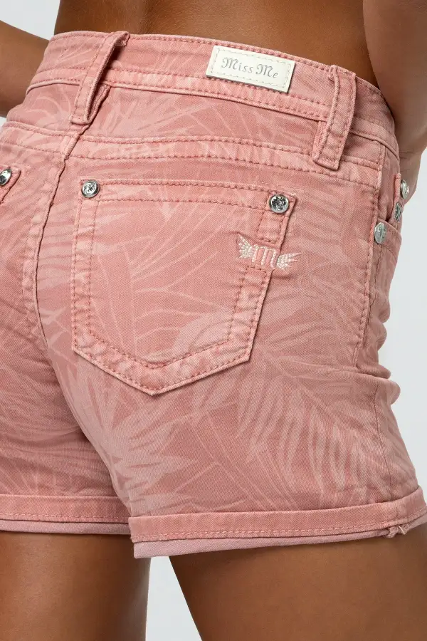 Coral Leaves Shorts