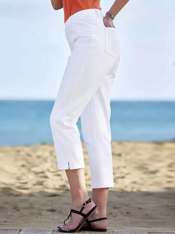 Women's Casual Beach Cropped Pants