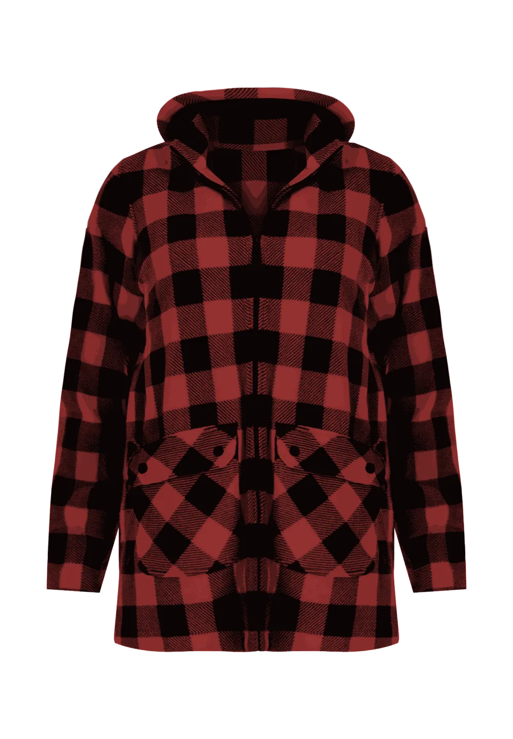 Hooded Fleece Coat