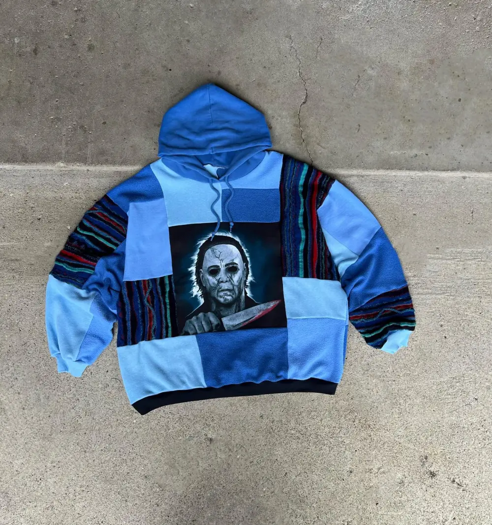 Navy hoodie sweatshirts how perfect and cozy piece for your Halloween day