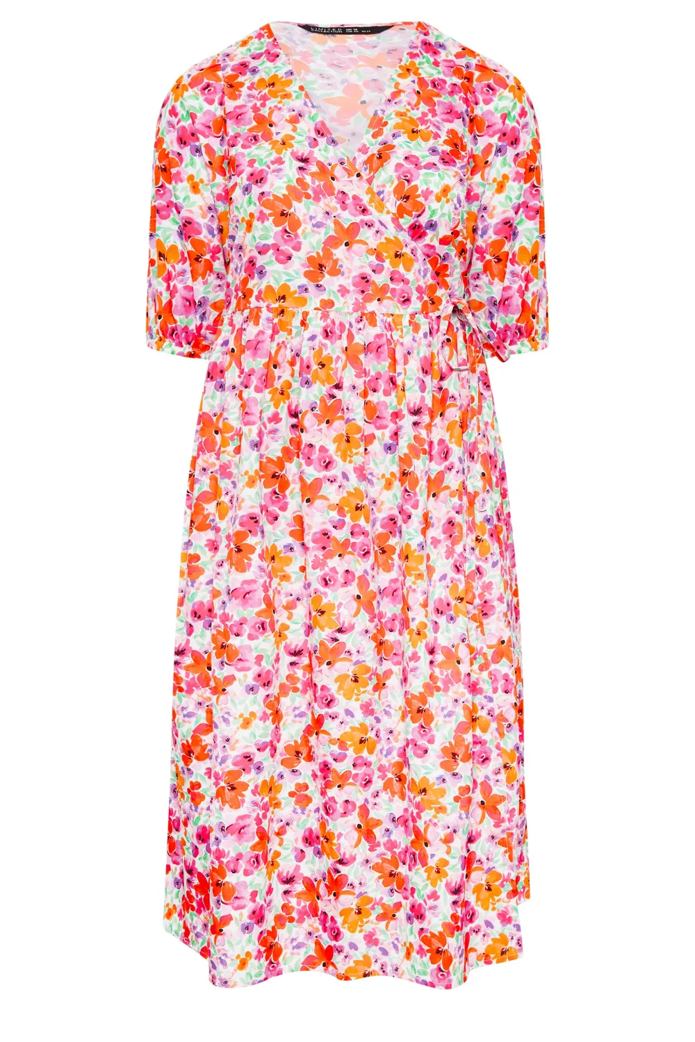 YOURS Curve Green Floral Midaxi Dress