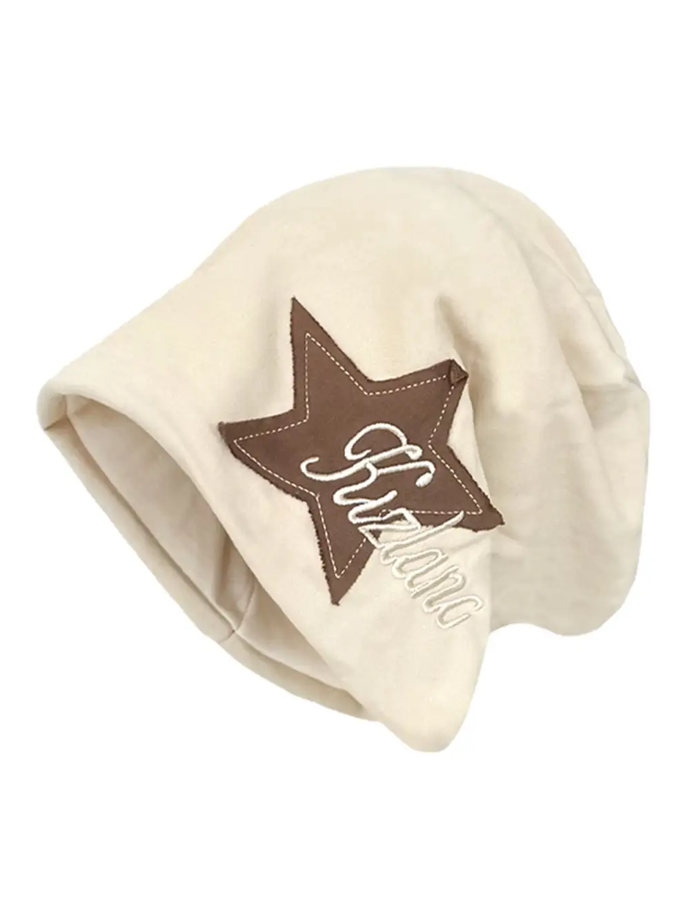 Star Embroidered Wrap Hat - 1703