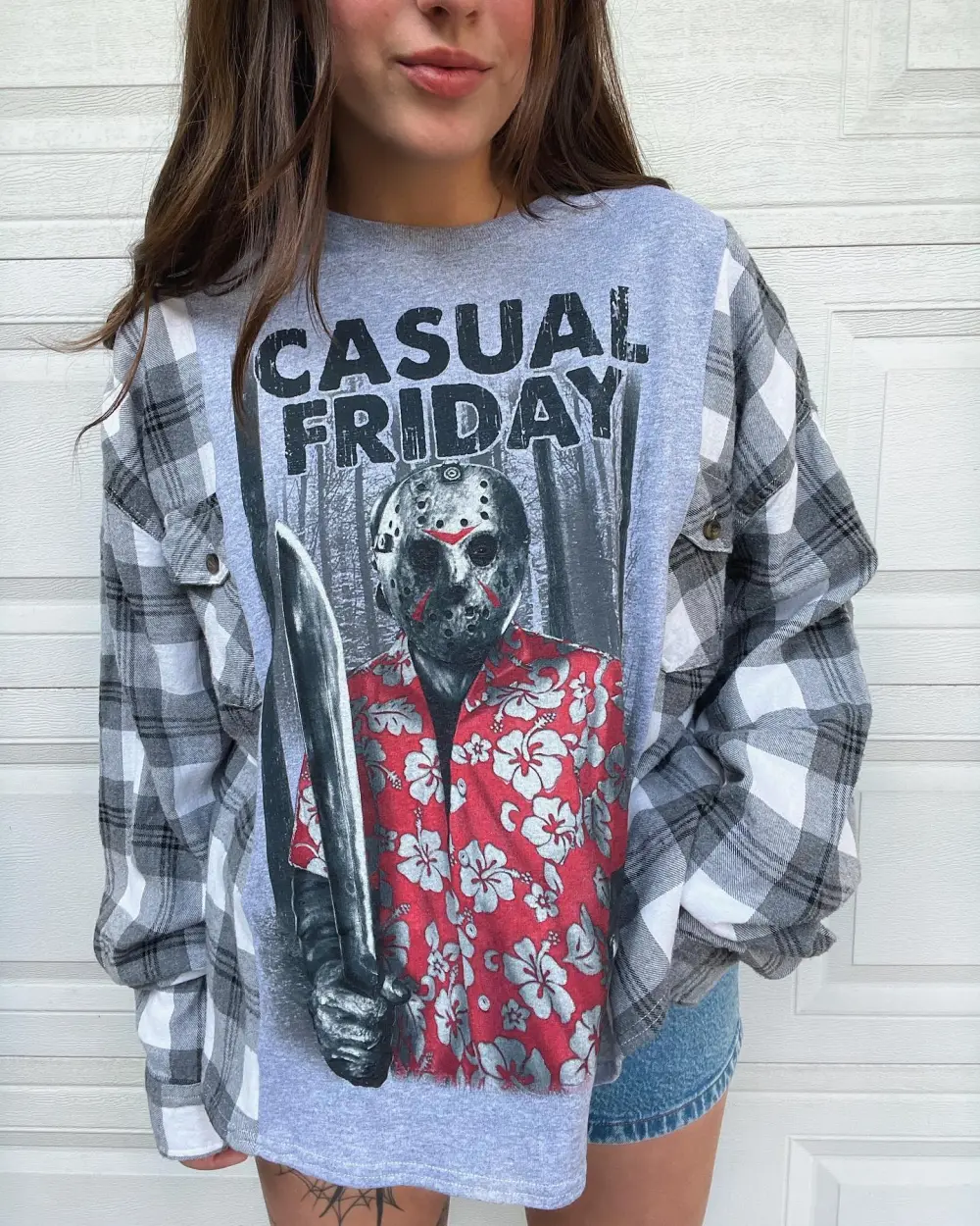 Light Grey hoodie sweatshirts how perfect and cozy piece for your Halloween day