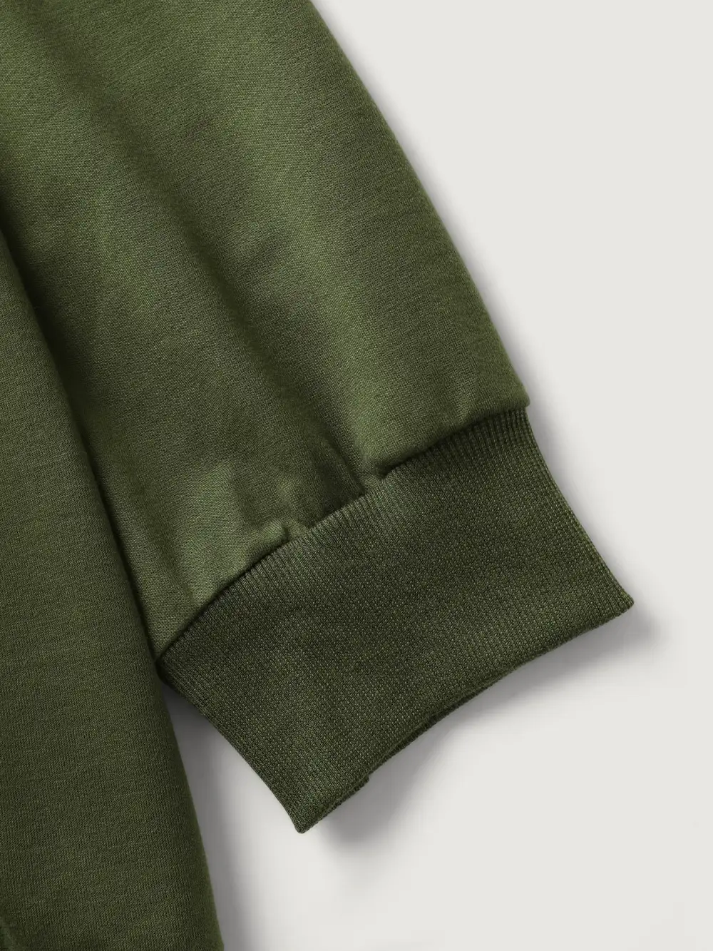 Plaid Spliced Wrap Contrast Sweatshirt