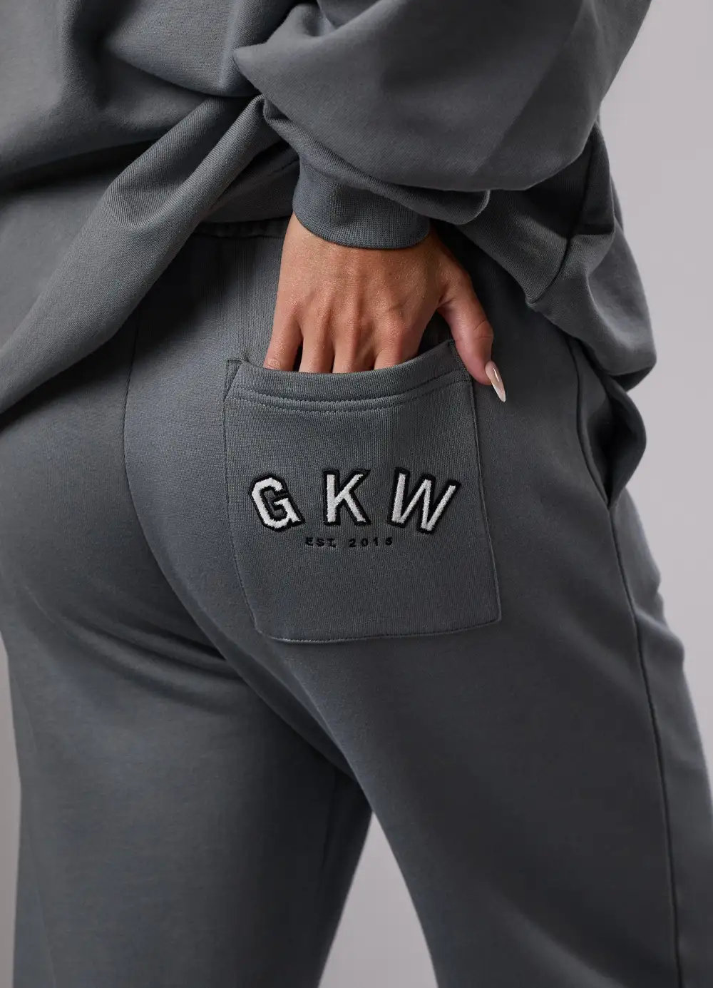 GKW Sports Luxe Straight Leg Jogger - Dark Sage