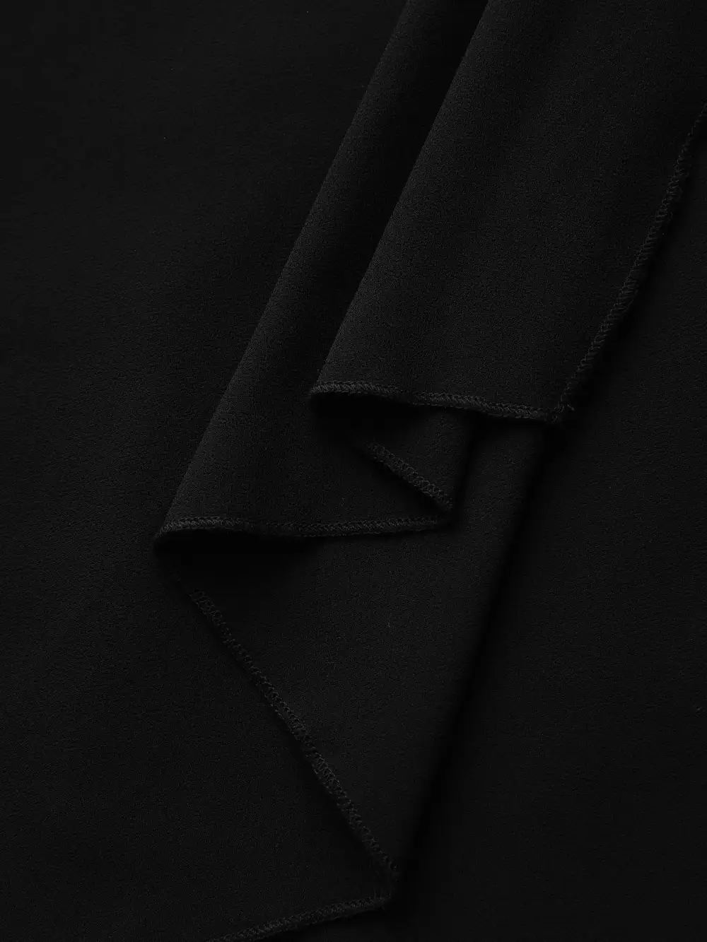 Chiffon Sheer Pleated Knee-Length Dress