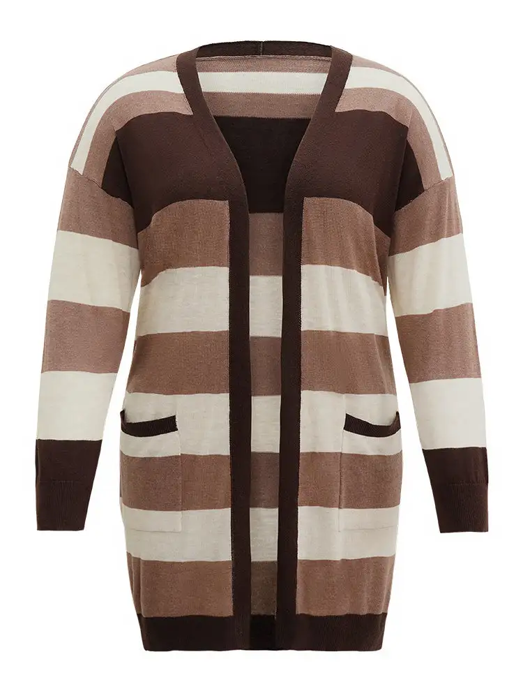 Supersoft Essentials Colorblock Contrast Pocket Cardigan