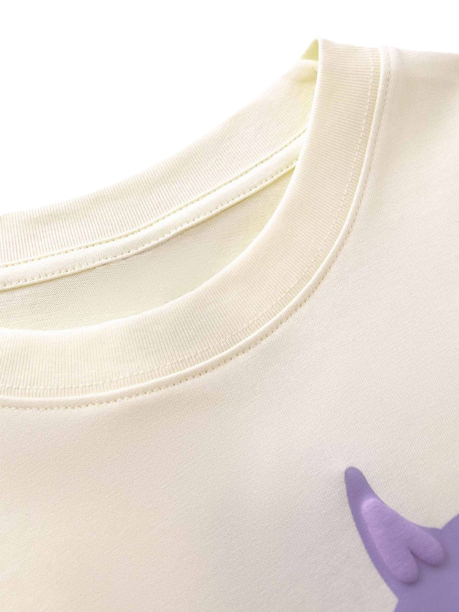Made Retro Skull Letter Foam T-shirt - 2001