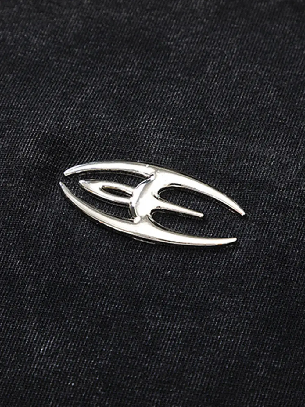 Split Raw Edge Short Sleeve T-shirt - 2159