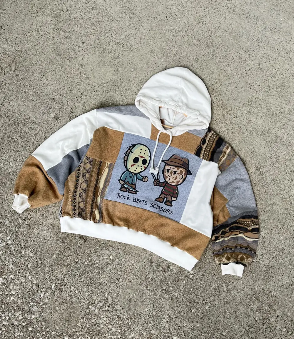Khaki hoodie sweatshirts how perfect and cozy piece for your Halloween day
